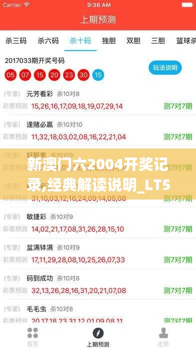 新澳门六2004开奖记录,经典解读说明_LT5.850