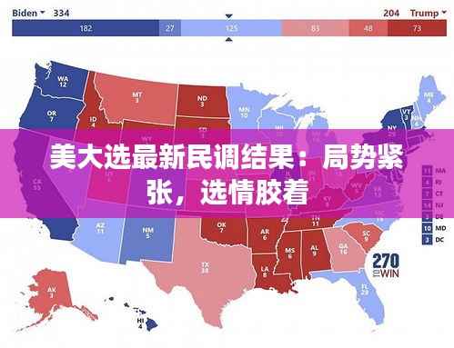 美大选最新民调结果:局势紧张,选情胶着