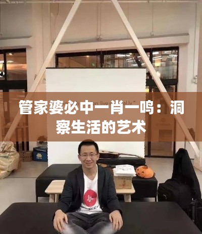 管家婆必中一肖一鸣:洞察生活的艺术