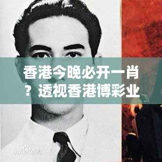 香港今晚必开一肖?透视香港博彩业的繁荣与挑战