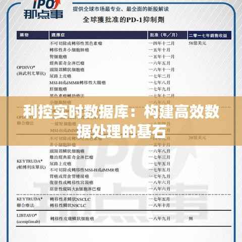 利控实时数据库:构建高效数据处理的基石