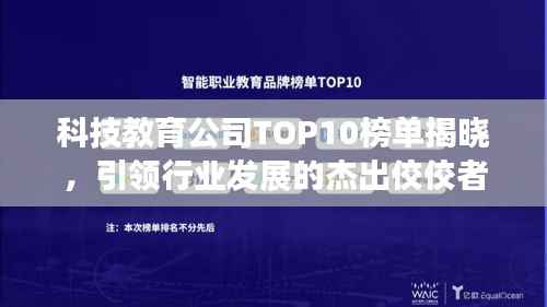 科技教育公司TOP10榜单揭晓,引领行业发展的杰出佼佼者