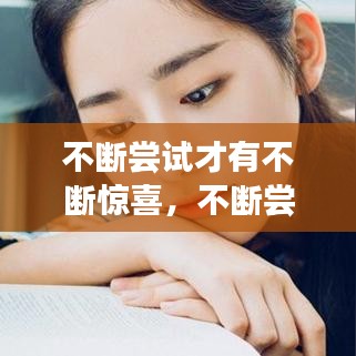 不断尝试才有不断惊喜,不断尝试的意思