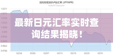 最新日元汇率实时查询结果揭晓!